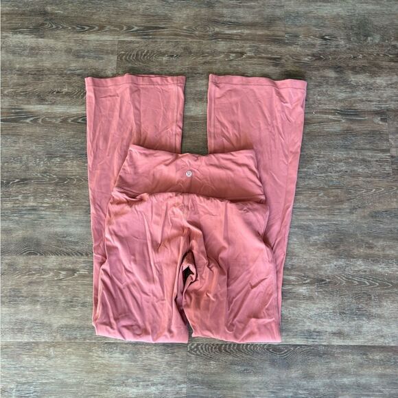 Lululemon Groove Super-High-Rise Flared Pant Nulu Brier Rose pink neutral - Picture 8 of 8